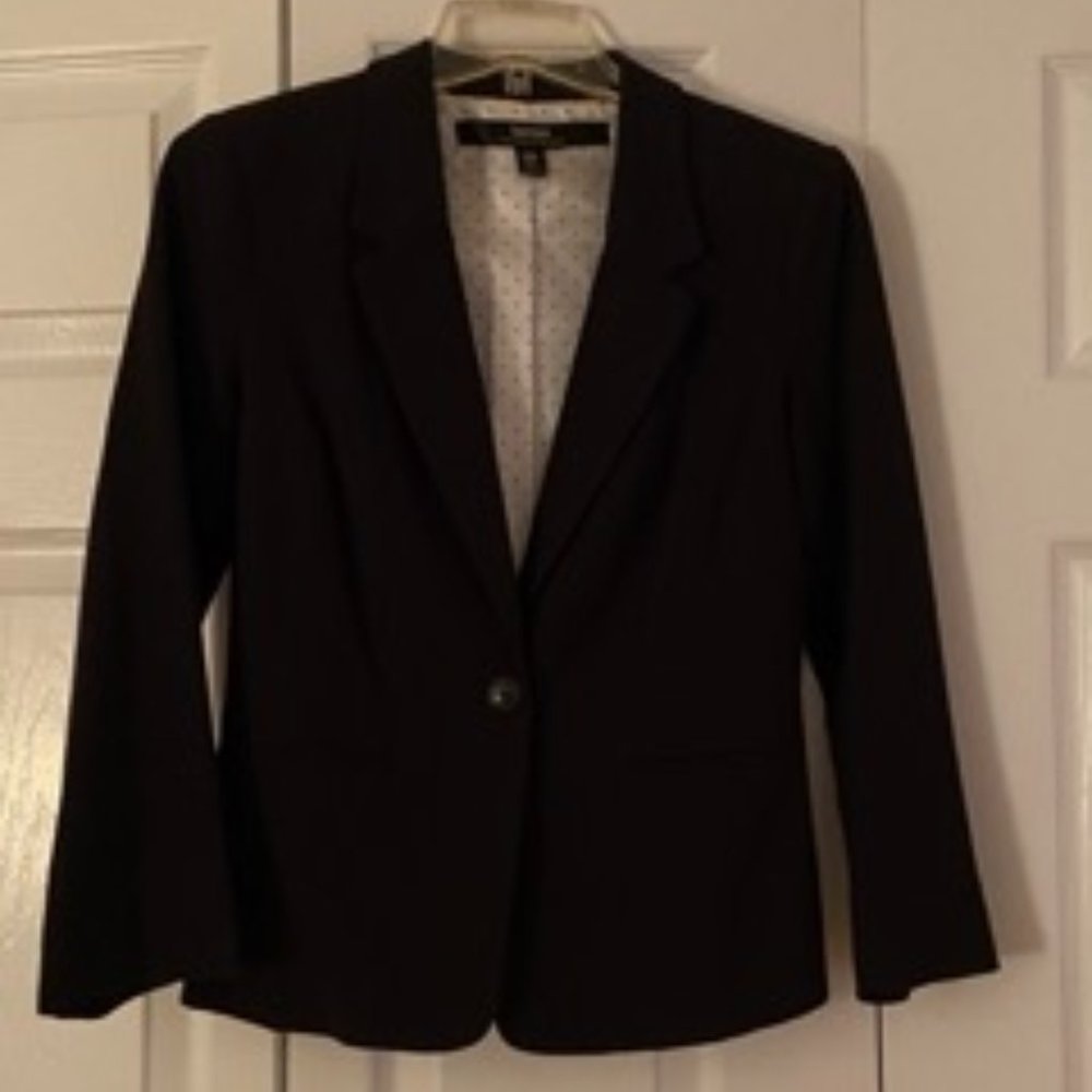 Kensie Black 3/4 Sleeved Blazer